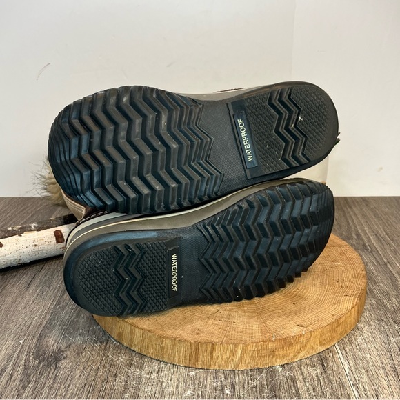 *Sorel | Joan Of Arctic NL1540-248 Sudan Brown Suede Waterproof Boots Size 7 - Picture 15 of 16